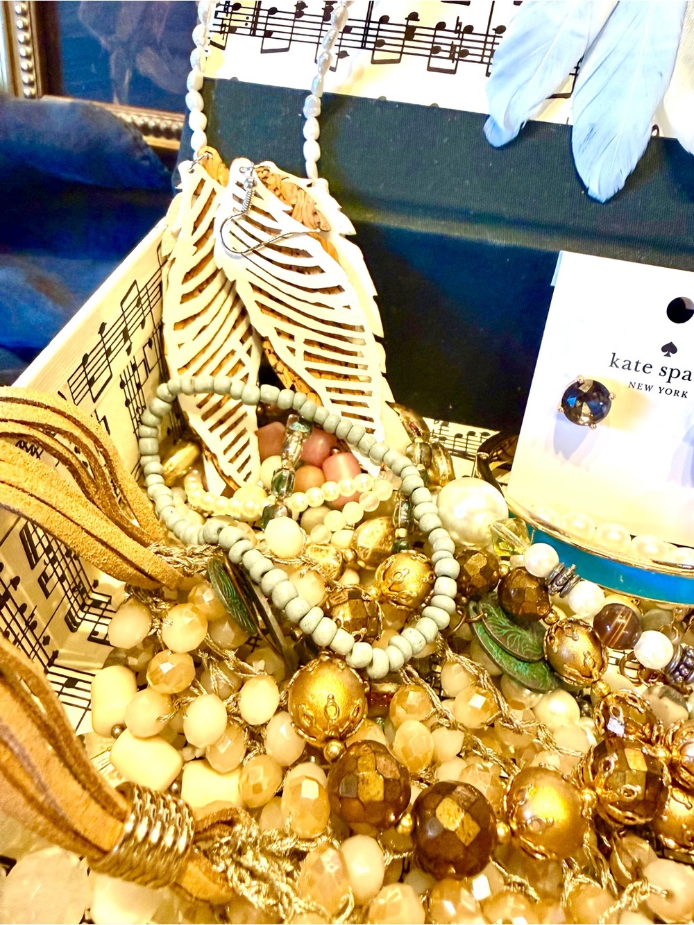 Whimsical Music Box Vintage Jewelry Bundle with Kate Spade Pieces 🧚🩷🧚🩷 - Picture 8 of 12